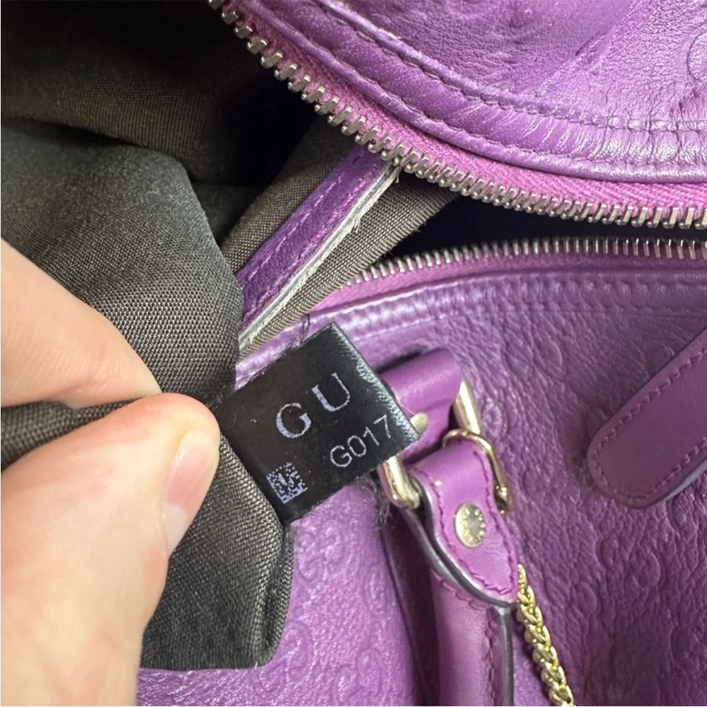 🛑FLASH SALE🛑 Gucci logo Boston bag with unbranded chain - Picture 10 of 12